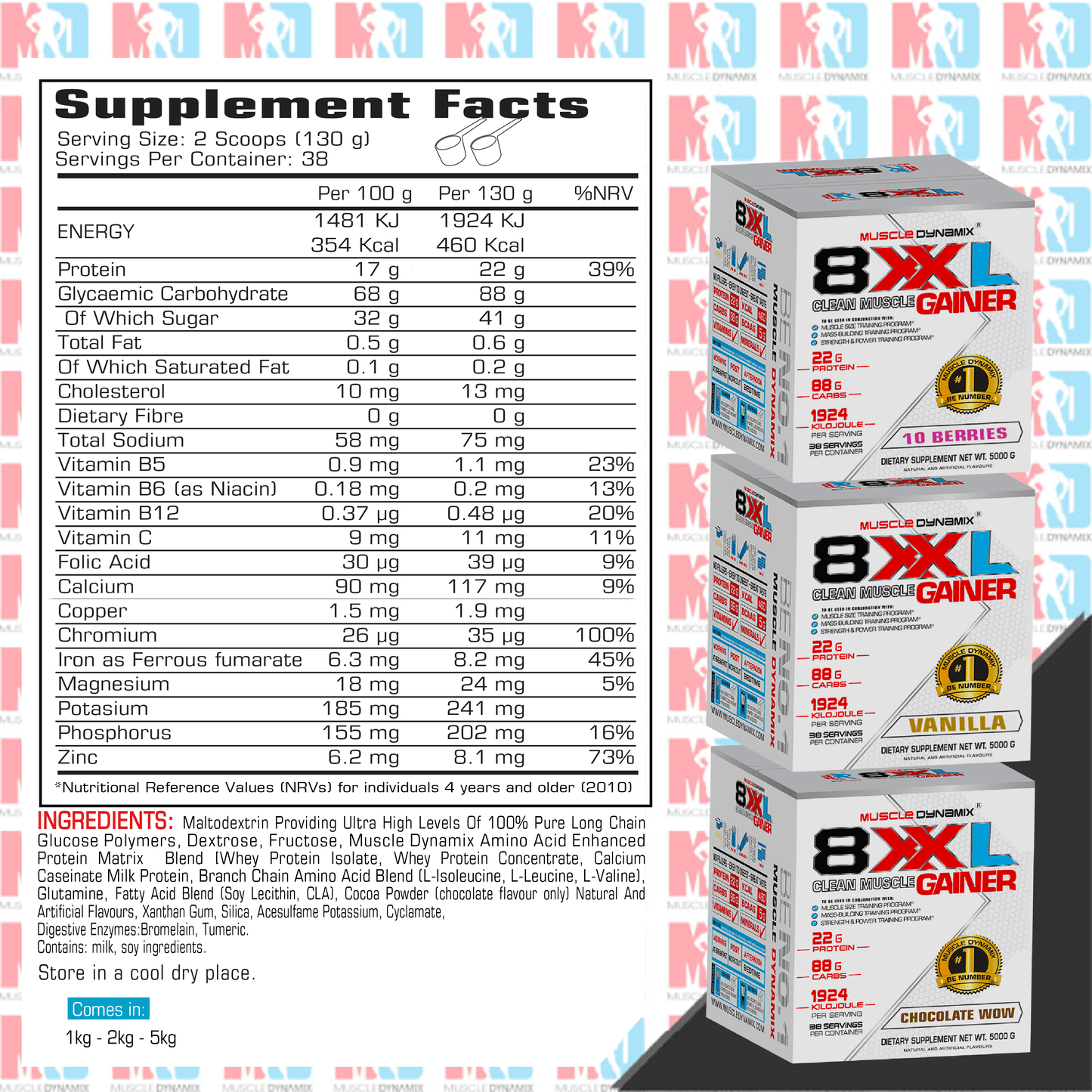 8XXL GAINER