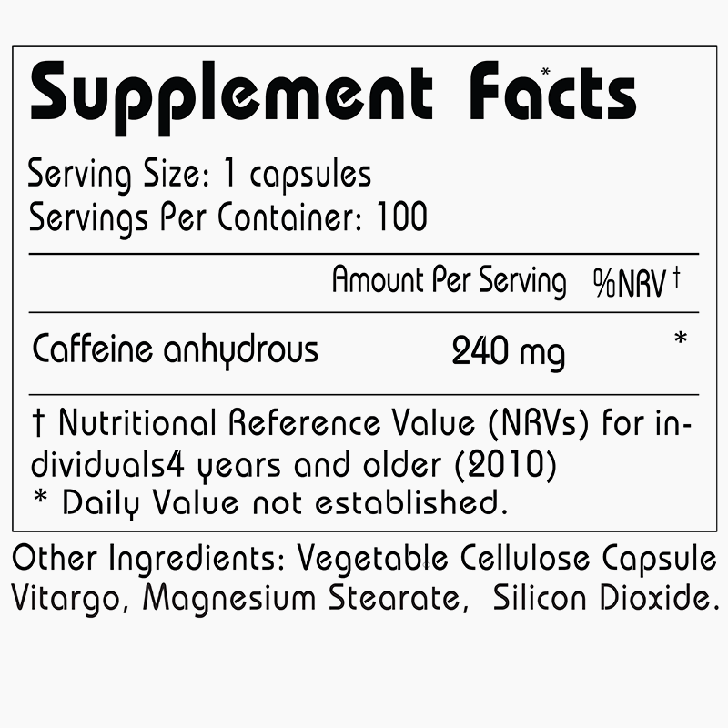 100% CAFFEINE