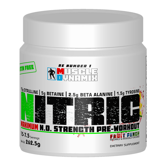 NITRIC MAXIMUM STRENGTH PRE-WORKOUT 262.5g  Fruit Punch