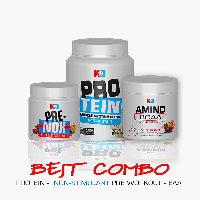 PRE WORKOUT, AMINO BCAA & PROTEIN STACK