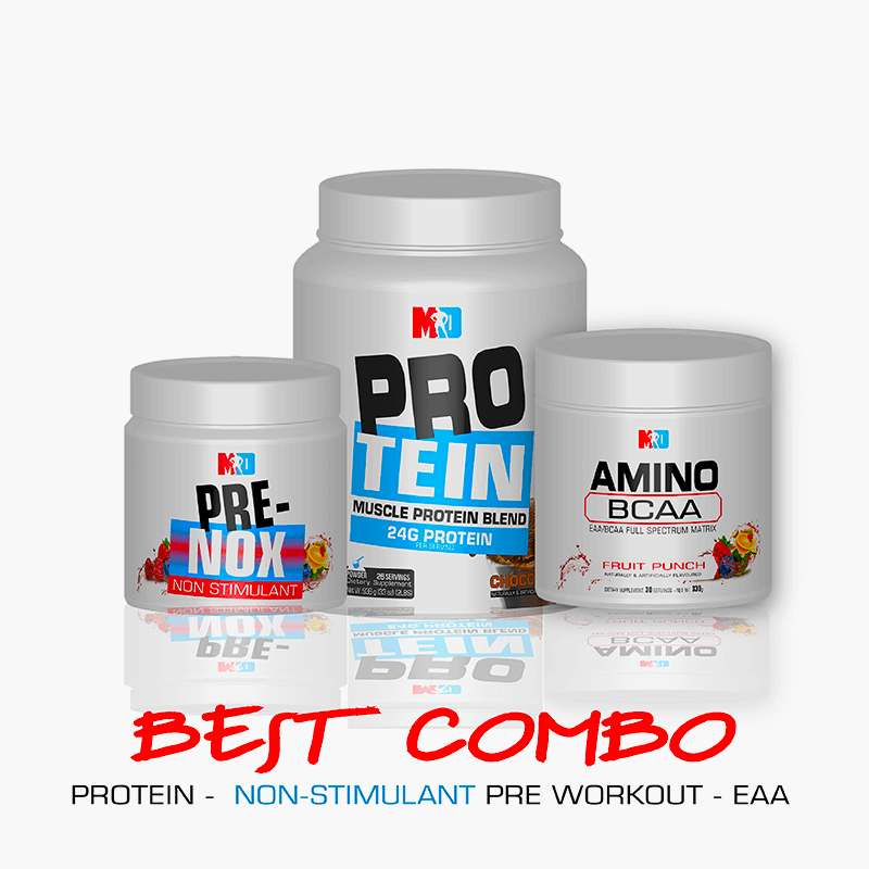 PRE WORKOUT, AMINO BCAA & PROTEIN STACK